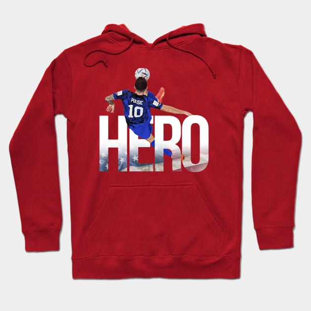 Pulisic World Cup Hero Hoodie by Super Secret Villain